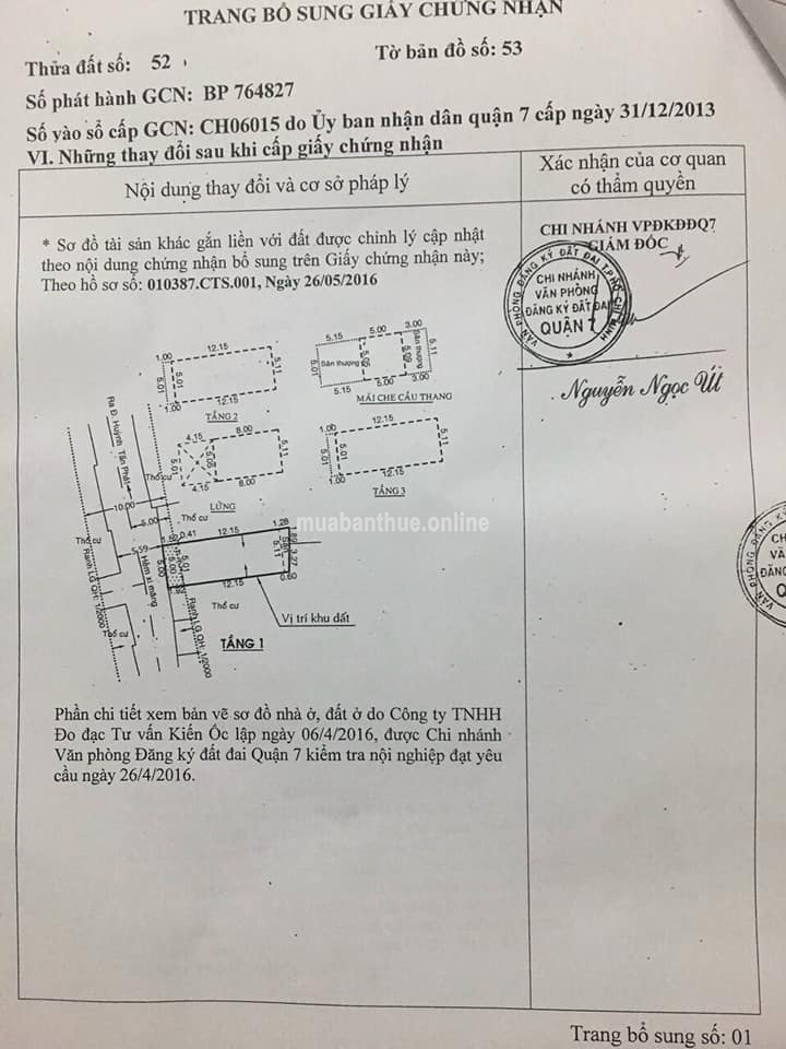 Bán nhà hẻm xe tải 502 Huỳnh Tấn Phát, Quận 7, ngay nhà văn hóa thiếu nhi