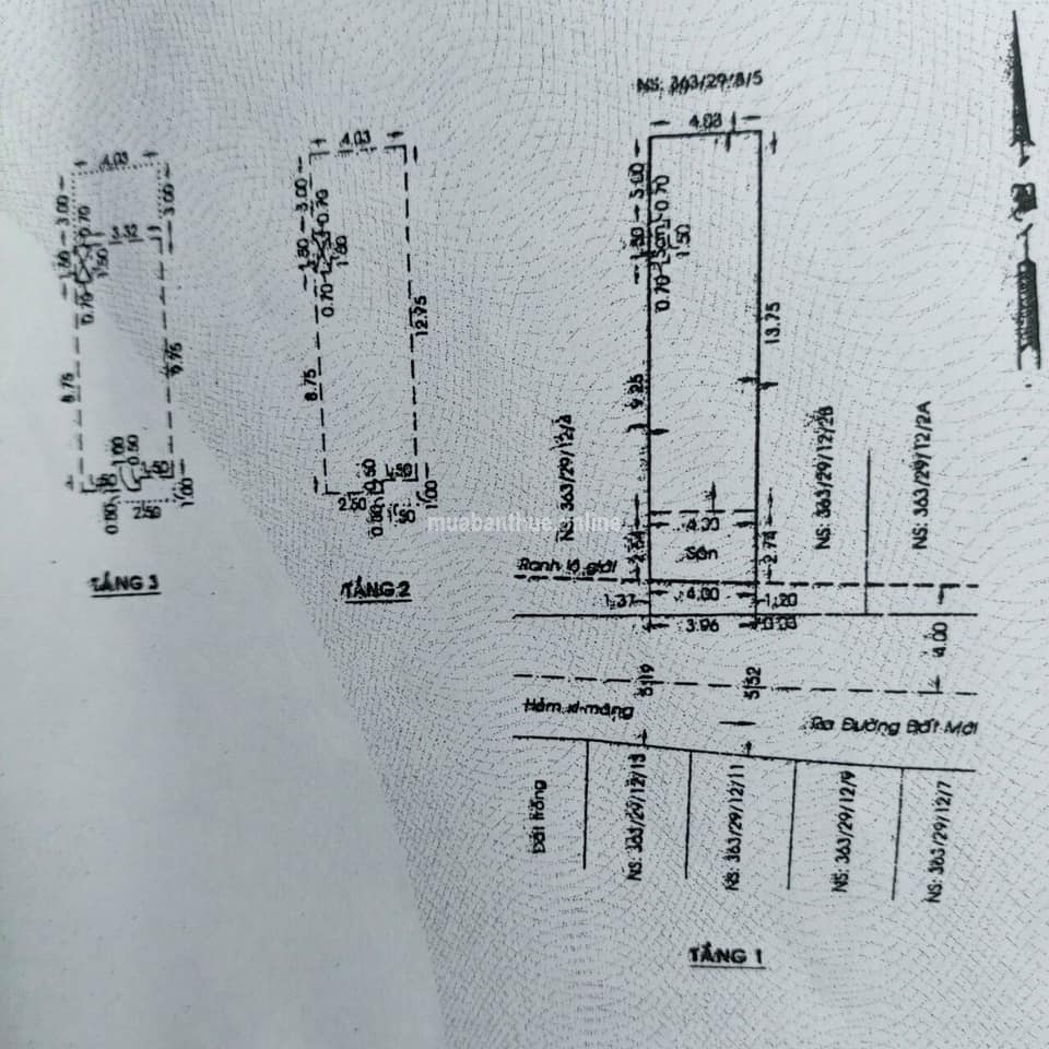 Nhà hẻm 363 Đất Mới, Bình Tân.