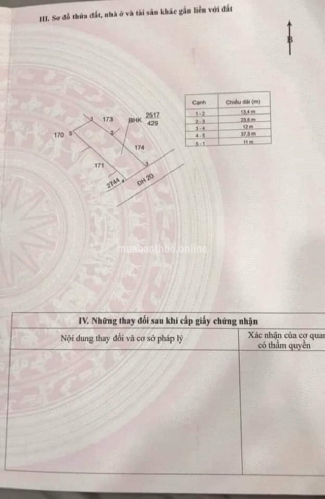 Bán đất mặt tiền đường DH..20 THUỘC xã PHƯỚC Lâm cần Giuộc long an