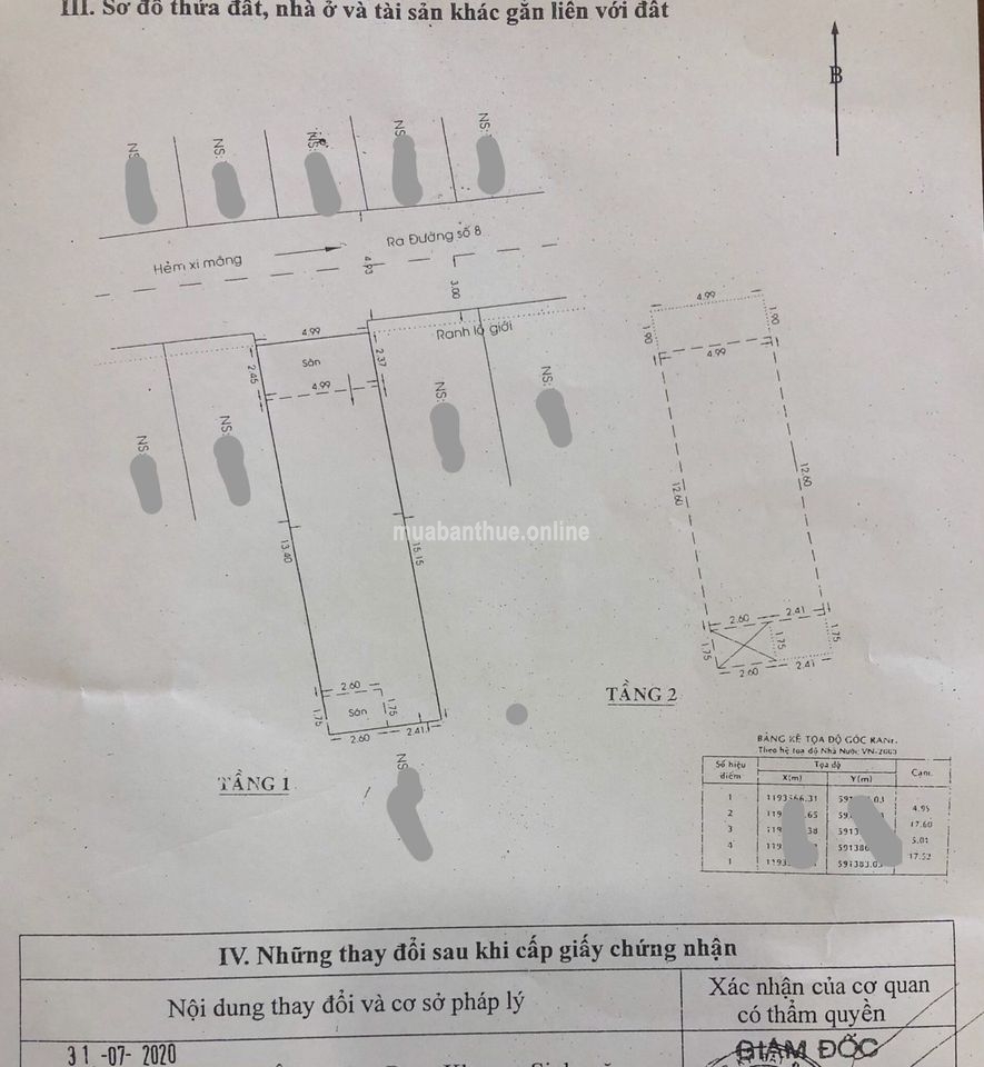 Bán gấp căn nhà hẻm 193/ đường Số 6 phường Bình Hưng Hoà B, quận Bình Tân.