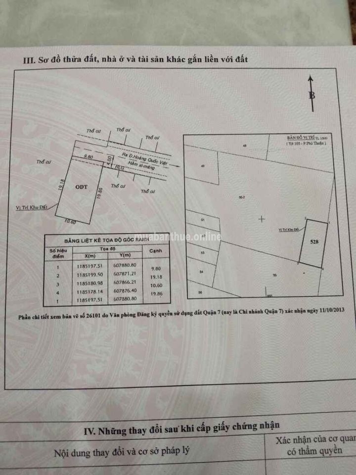 BÁN ĐẤT khu LACASA ngã 4 hoàng quốc việt + huỳnh tấn phát. quận 7. TPHCM.