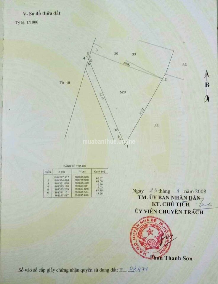 BÁN ĐẤT 2.479 m2 . đường xe tải Phước Kiển . Nhà bè . TPHCM