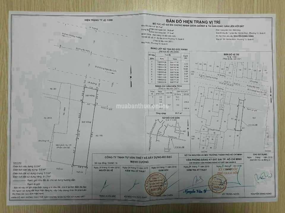 Nhà nát đã đập bỏ MTKD 197A đường Bà Hom - Quận 6, TPHCM