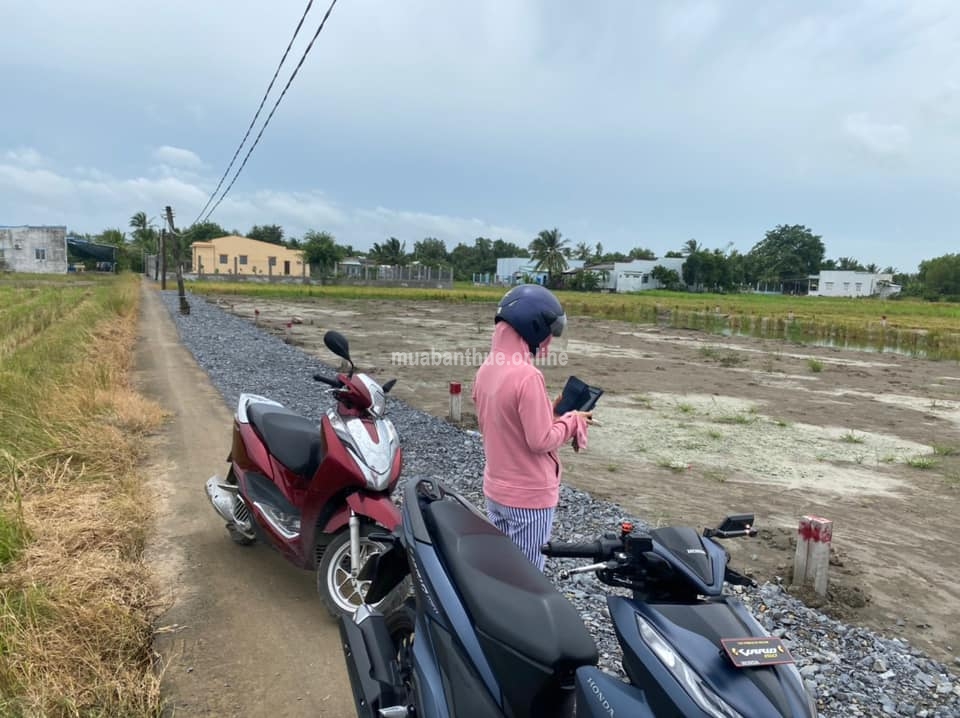 Chính chủ cần bán lô đất Lúa mặt tiền trước đất 3m....Đất vuông vứt rất là đẹp luôn!