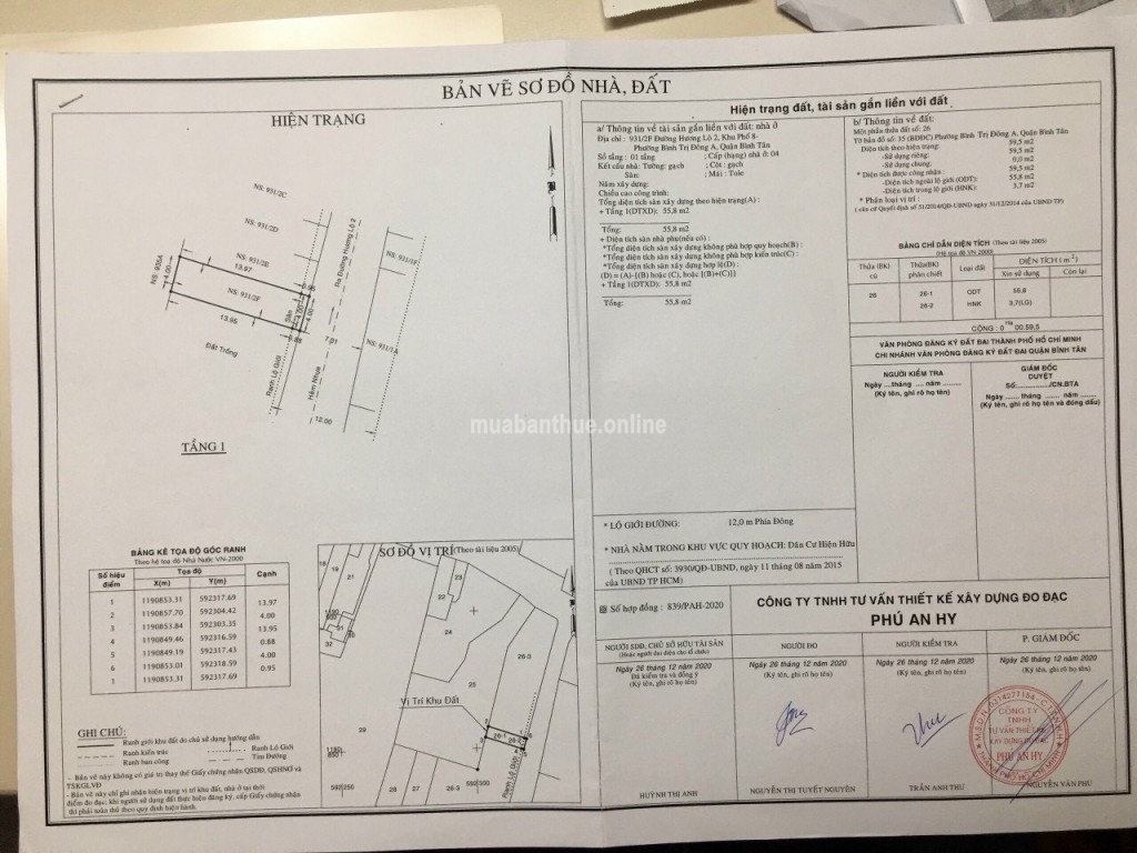 Đất sát MT Hương Lộ 2, Bình Trị Đông A, Bình Tân