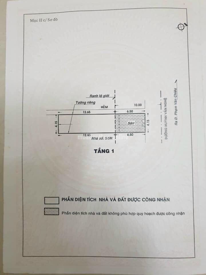 Kèo thơm....MT Q Tân Bình 4TỶ 550