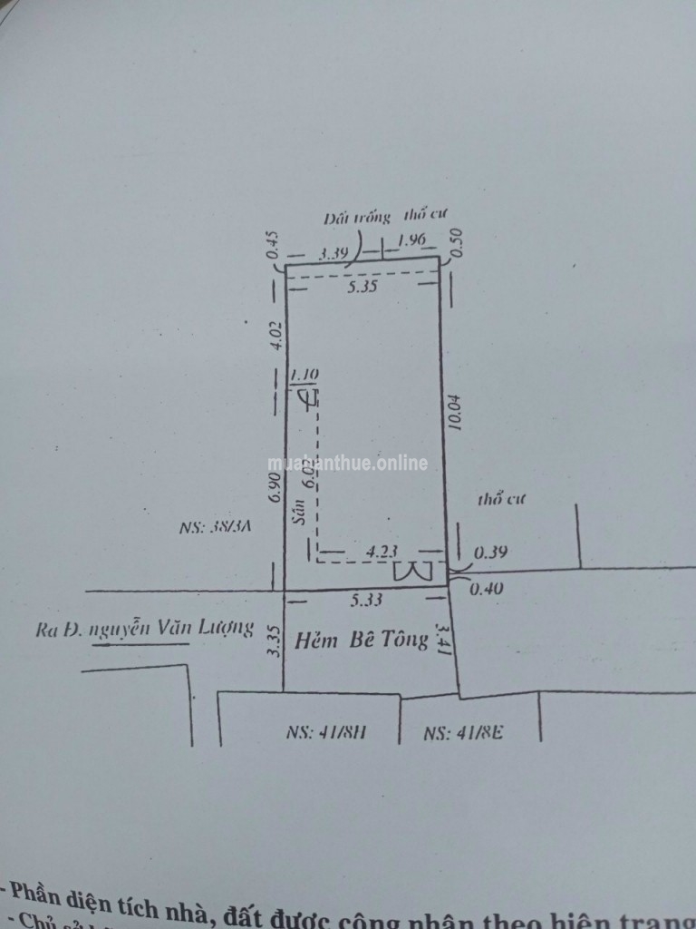 Bán ổ khóa tặng nhà 276/ thống nhất p 16 gò vấp