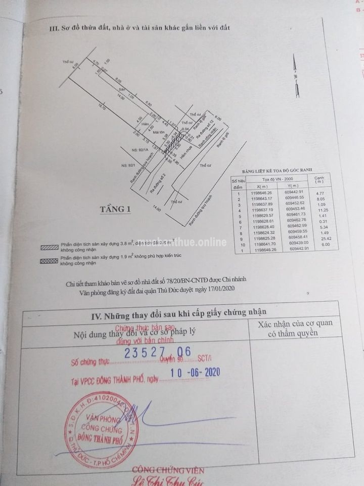 Bán gấp trong tuần nhà nát 1 trệt 1 lầu 156m2 đường Số 2 - Trường Thọ - Thủ Đức.