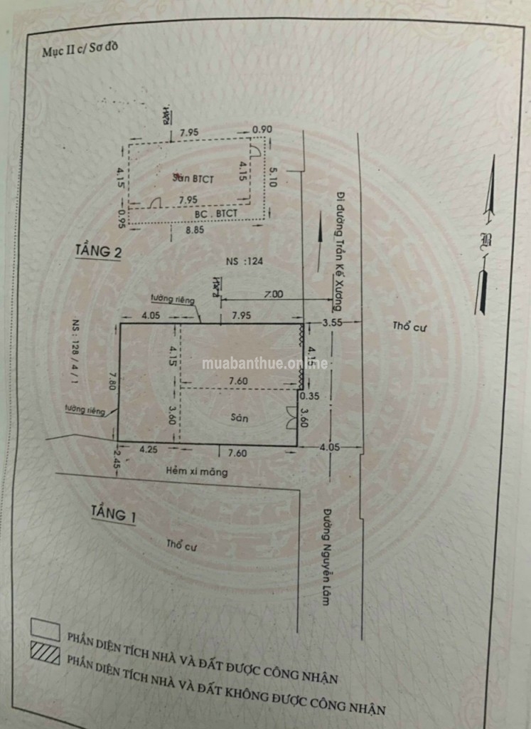 Nhà bán MT 126 Nguyễn Lâm phường 3 quận Bình Thạnh giáp ranh Phú Nhuận