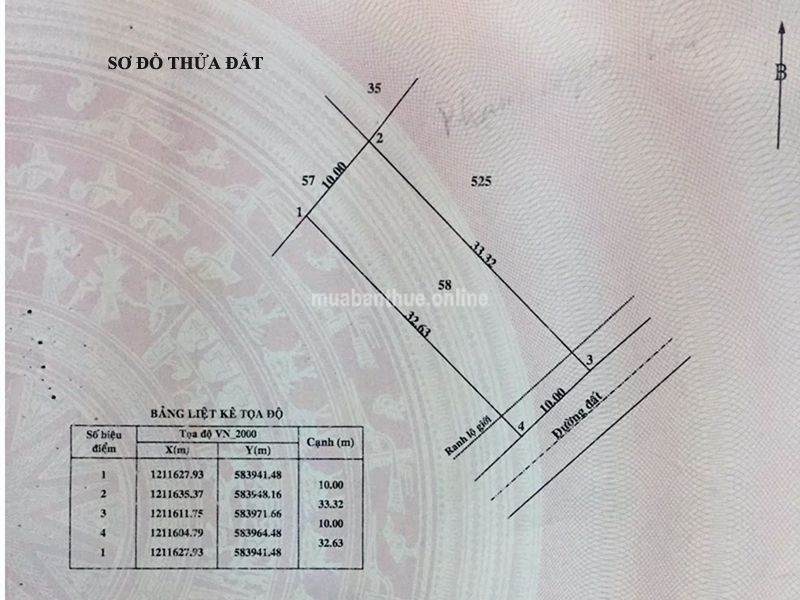 Bán đất thổ cư ấp Hậu, xã Tân Thông Hội, huyện Củ Chi