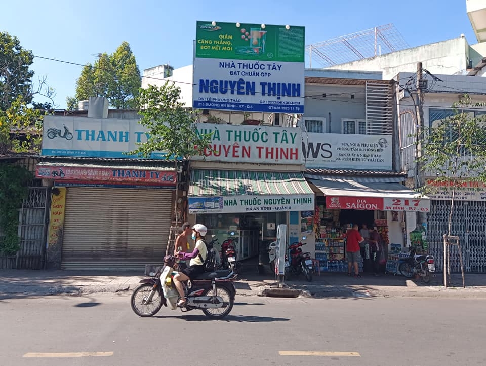 Bán nhà mặt tiền đường An Binh, phường 7, quận 5.