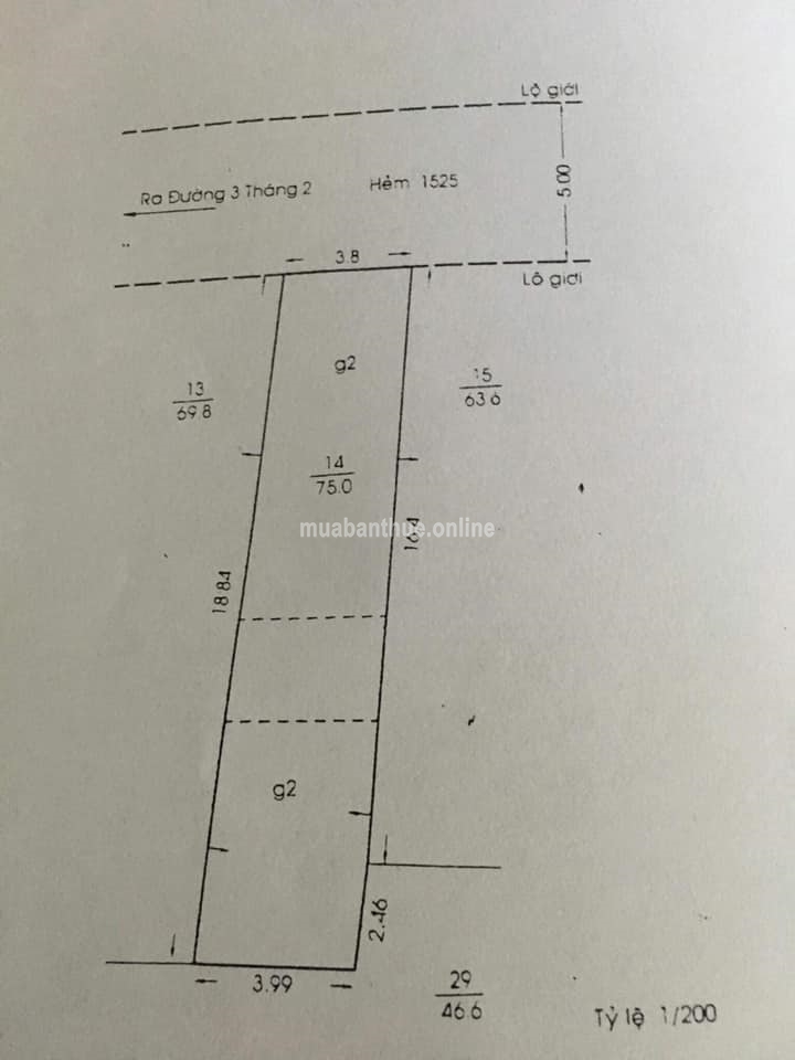 Nhà Bán hẻm xe tải 1525 đuờng 3-2 -P16-Q 11