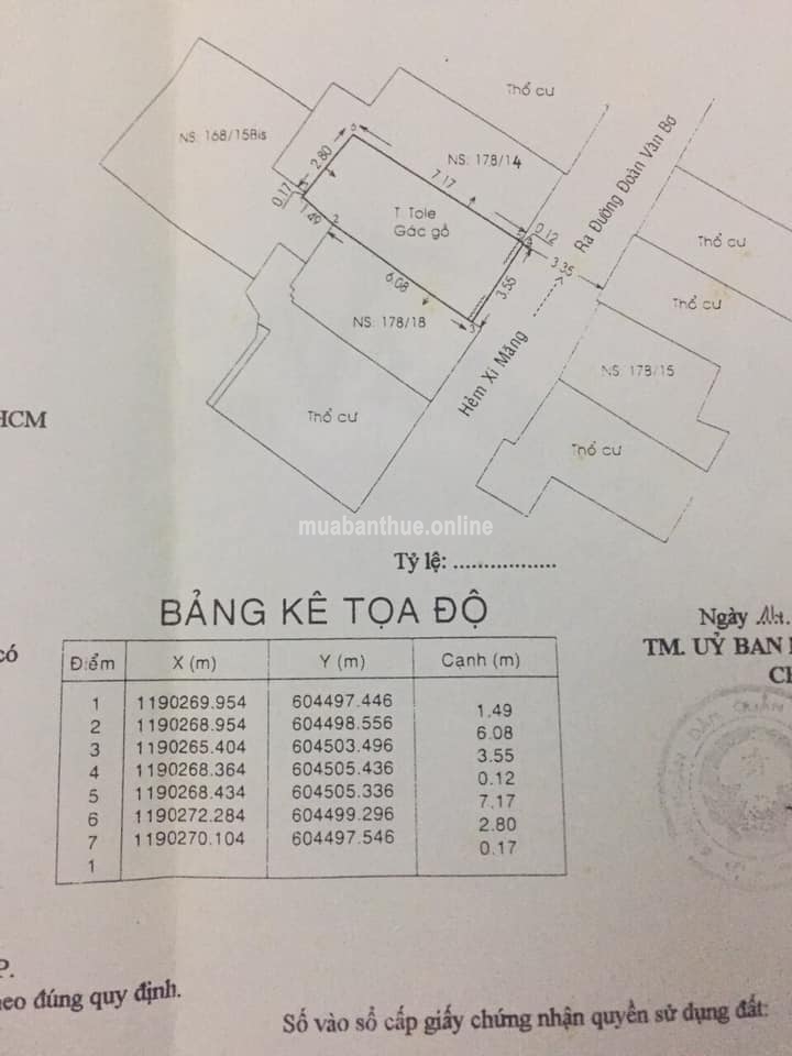 Bán nhà cấp 4 P9 Q4 ĐOÀN VĂN BƠ