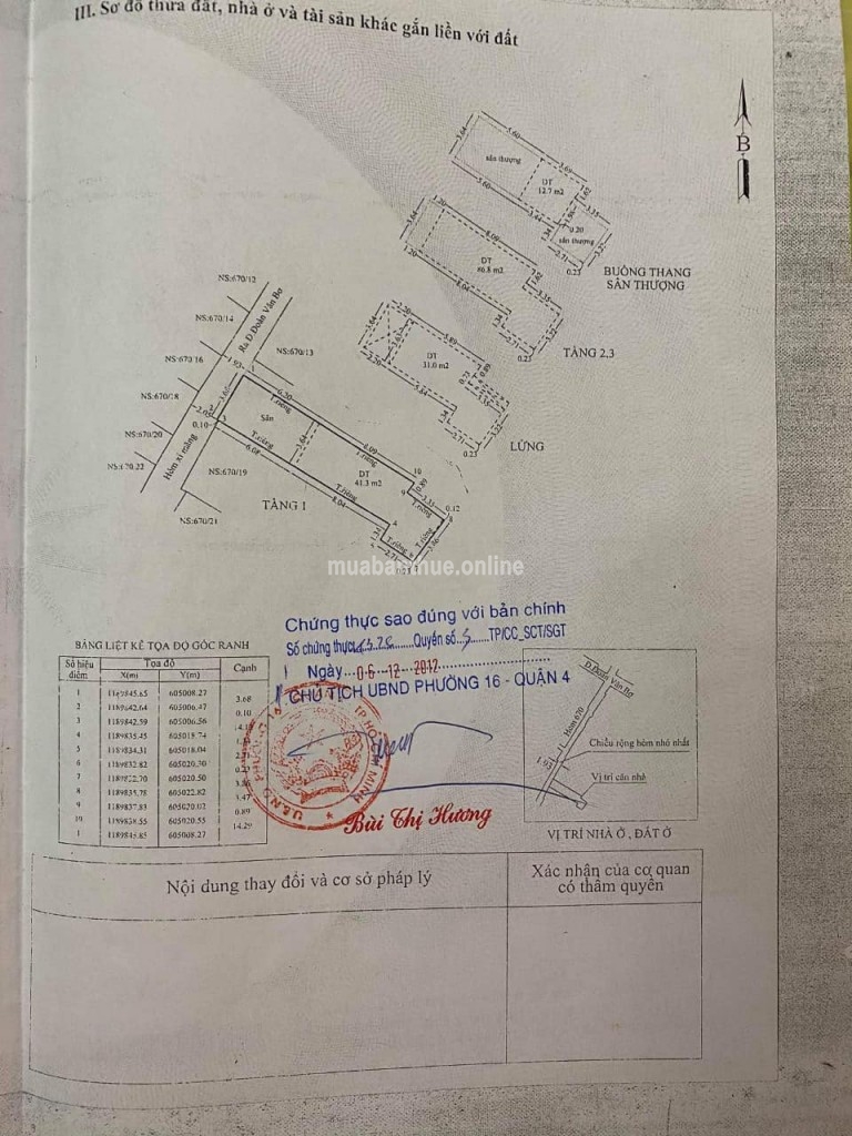 Bán nhà hẻm 670 Đoàn Văn Bơ, phường 16