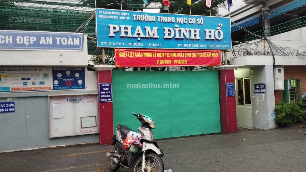 Bán nhà mặt tiền, Gia Phú, Phường 1, Quận 6, 4.1 x 19m, giá 18.8 tỷ