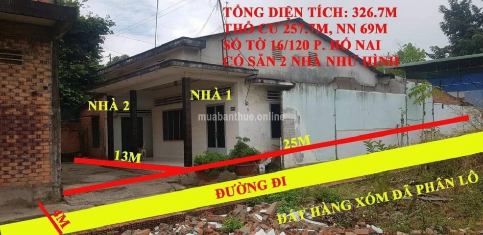 Sở Hũu Ngay Đất Đẹp P Hố Nai Giá Rẻ