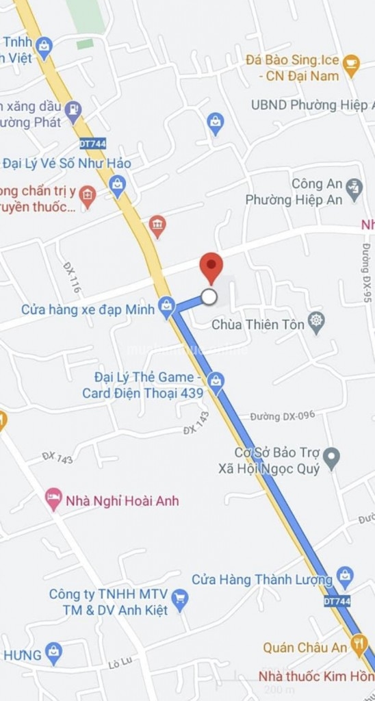 Đất Hiệp An Thủ Dầu Một BD