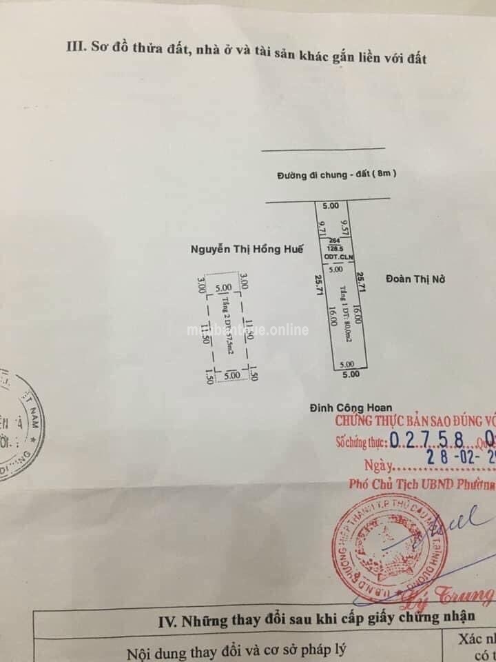 Bán Nhà P Hiệp Thành, Thủ Dầu Một. Bình Dương