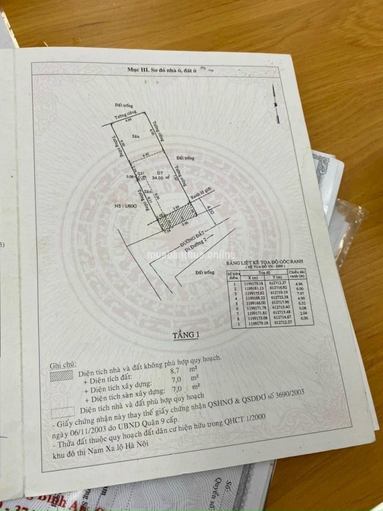 Còn sót lại lô đất đẹp Tăng Nhơn Phú B. Quận 9