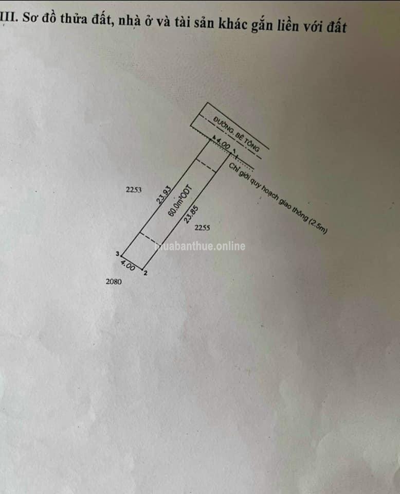 Cần Bán Lô Đất Cực Đẹp Ngã Tư Chiêu Liêu