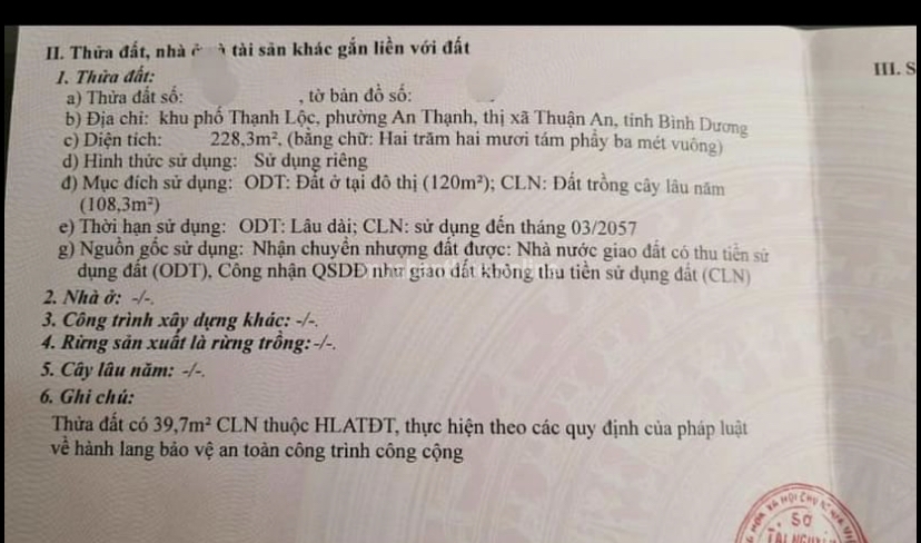 Cần Bán Dãy Trọ 9 Phòng P. An Thạnh BD