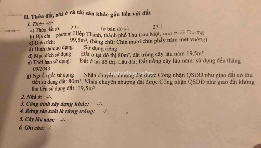 Nhà cấp 4 nhánh Nguyễn Văn Trỗi, Hiệp Thành. TDM