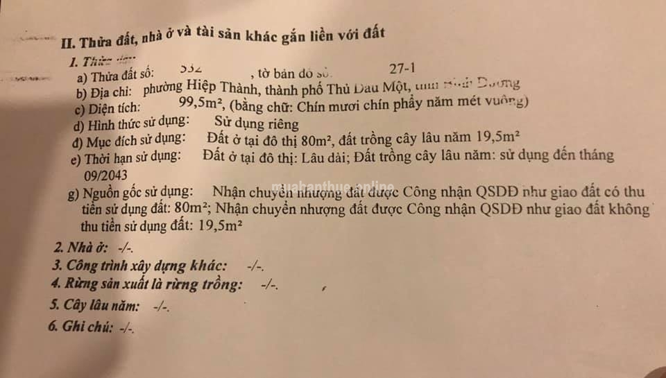 Nhà phường Hiệp Thành Vị trí ngay Trung Tâm