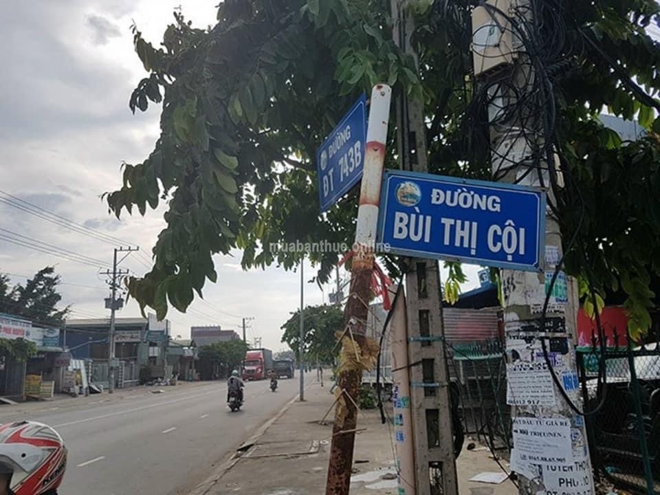 Bán lô đất mặt tiền Bùi Thị Cội. Dĩ An BD