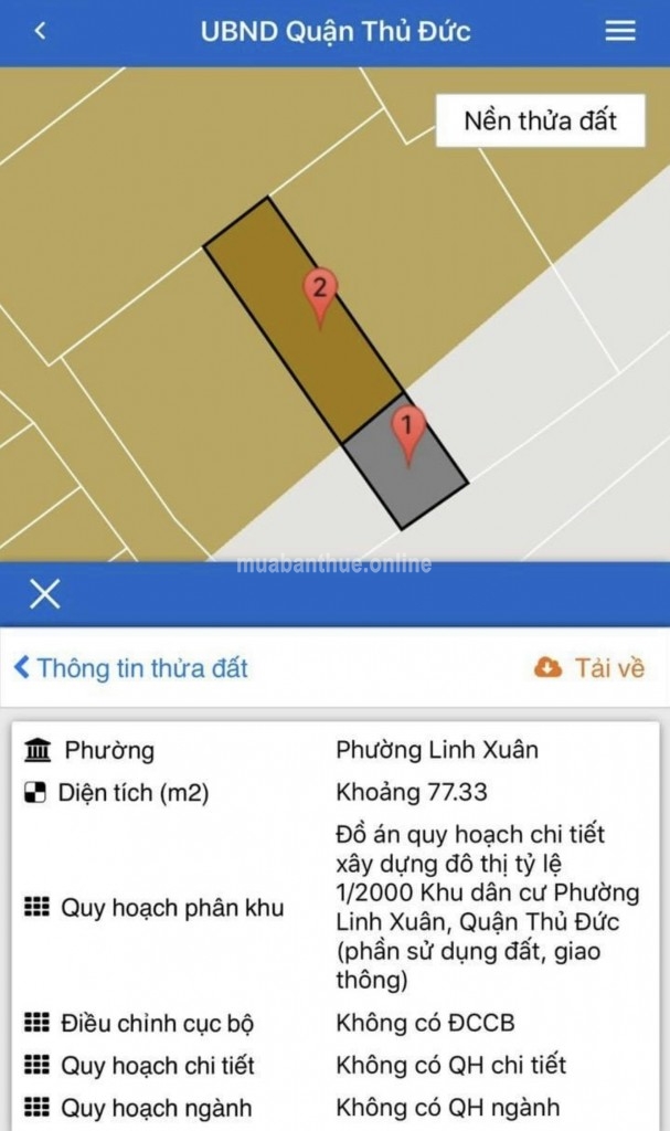 MẶT TIỀN KINH DOANH P. LINH XUÂN, TP. THỦ ĐỨC