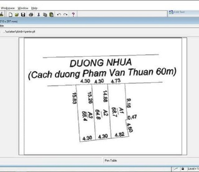 Bán 3 Lô Đất Mặt Tiền Đường Đa Minh phường Tam Hiệp