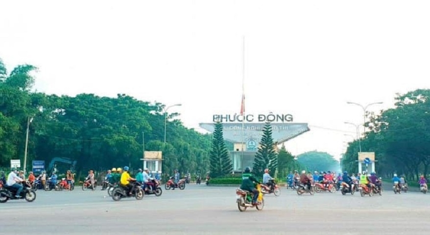 Bán đất sát bên kcn phước đông tây ninh ,gần trường học, phòng trọ công nhân