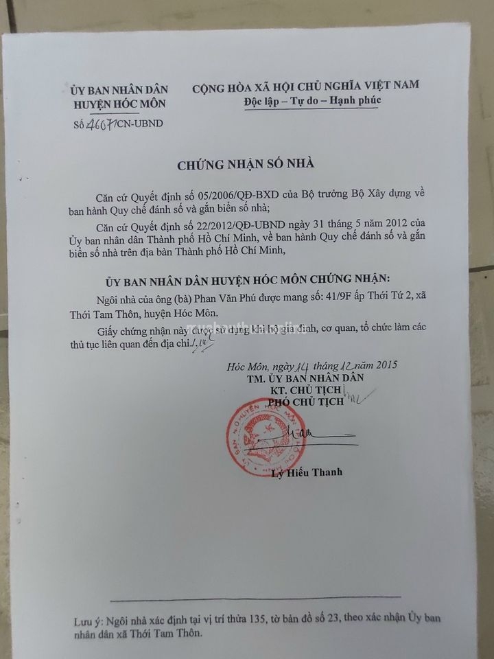 Giá chốt: 930 triệu