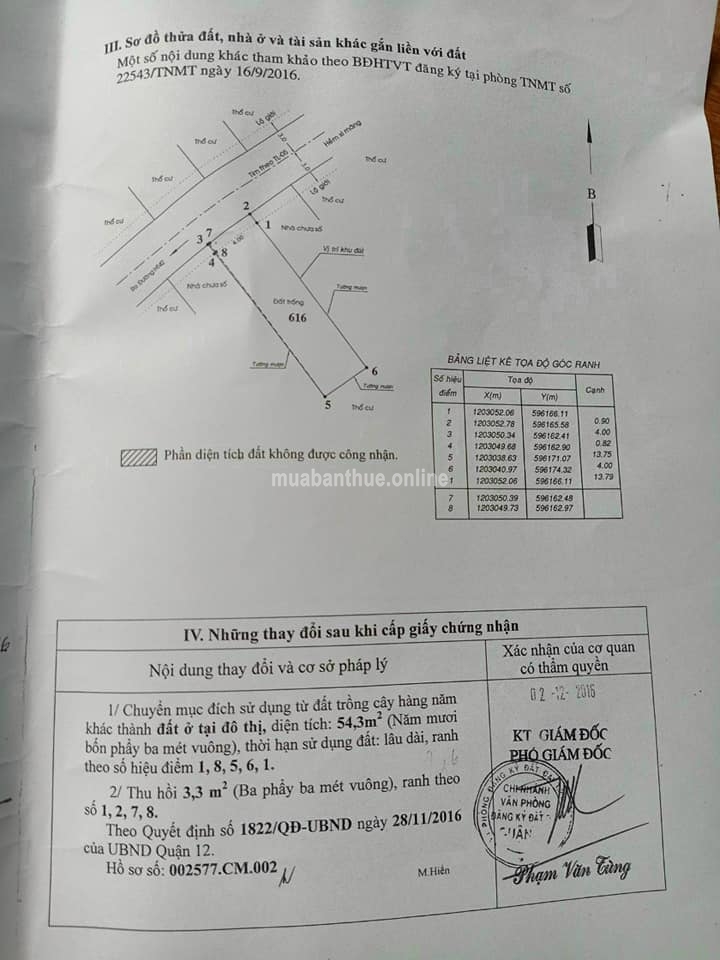 -Cục đất 4x15 đg 4m chuẩn 70m ra trần thị hè (HT42), phường hiệp thành, Q12.