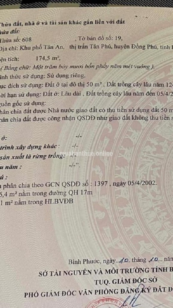 Hiện Tại Mình Cần Ra Lô Gấp lô Đất nằm ngay Trung tâm huyện Đồng Phú. Đường tổ 23