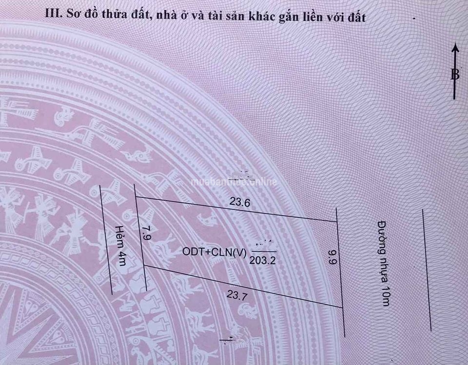 Cần bán nhà đất ngang 9.9 dài 24m thực tế sử dụng 28 mét.