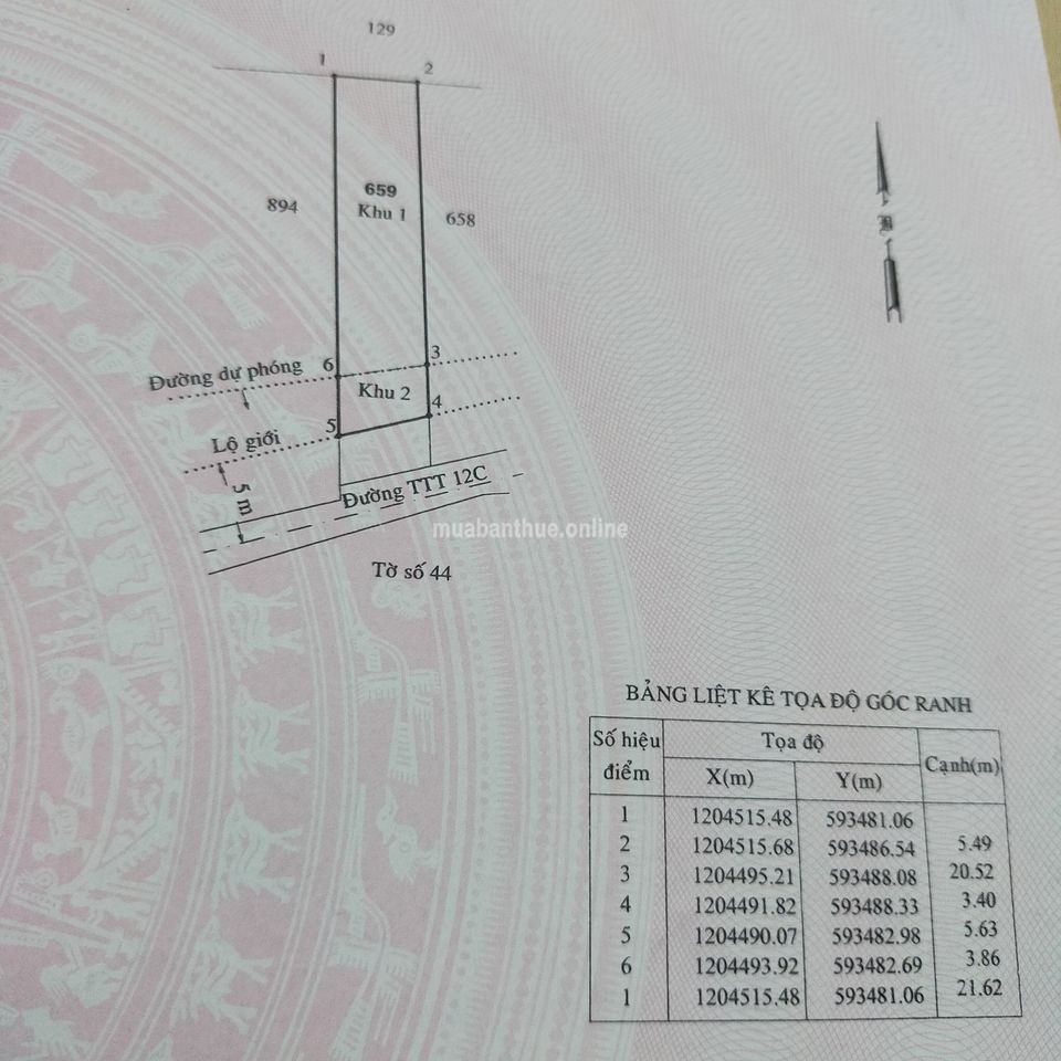 Chủ Gởi bán lô đất sổ hồng riêng thổ cư