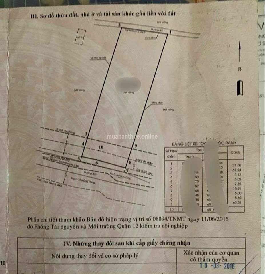 Chủ gửi bán lô đất nông nghiệp hẻm xe tải Hà Huy Giáp phường Thạnh Xuân q12