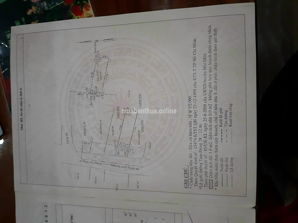 Hóc môn. Nhà sổ hồng riêng, dt: 4x16m, giá: 3tỷ150tr, 1 trệt, 1 lầu, 2PN, hẻm 5m thông phạm thị giây qua trịnh thị miếng