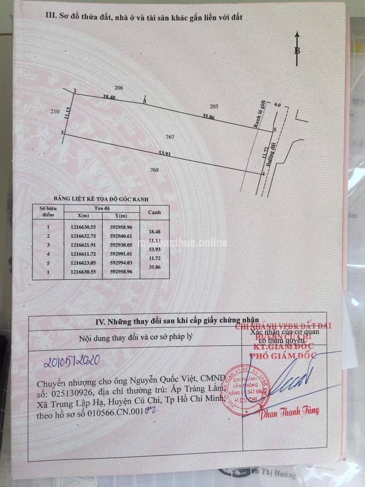 Trung an --11x53 --Mt dg đất ,xe hoi toi dat