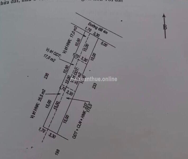 Cần bán gấp nhà đất cách đường lớn Trần Văn Trà 500m, phường 1 TP Tây Ninh