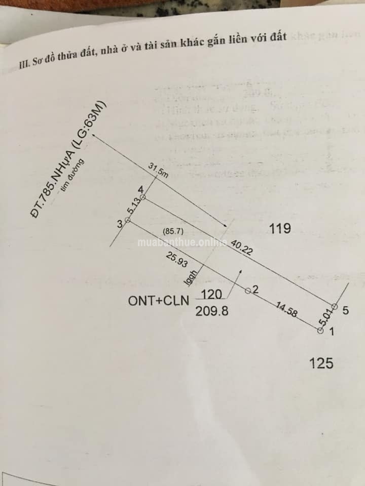 Em cần b á n gấp đất đường 785