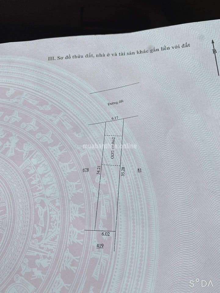 Nhánh Lê Duẩn e cần ra nhanh miếng này,cách đường Lê Duẩn khoảng 60m