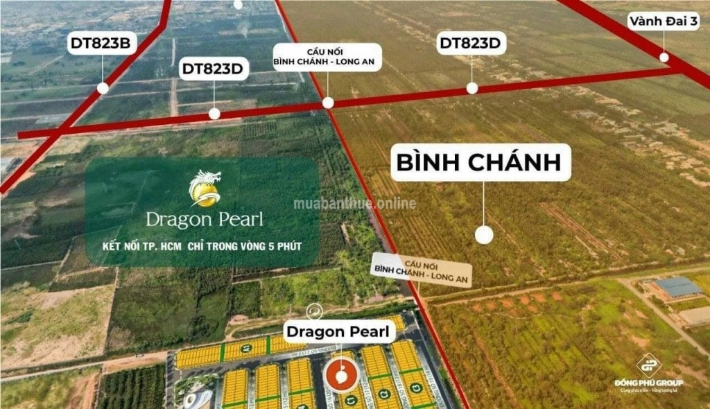 Bán đất nền giá rẽ SHR, cách Bình Chánh 2km trong Cụm KCN Hải Sơn lấp đầy 70-90%