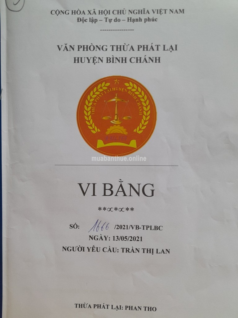 CC cần bán gấp nhà mới diện tích 32m2 1 lầu 2 toilet 2 phòng ngủ tại thị trấn thới tam , huyện hóc môn .